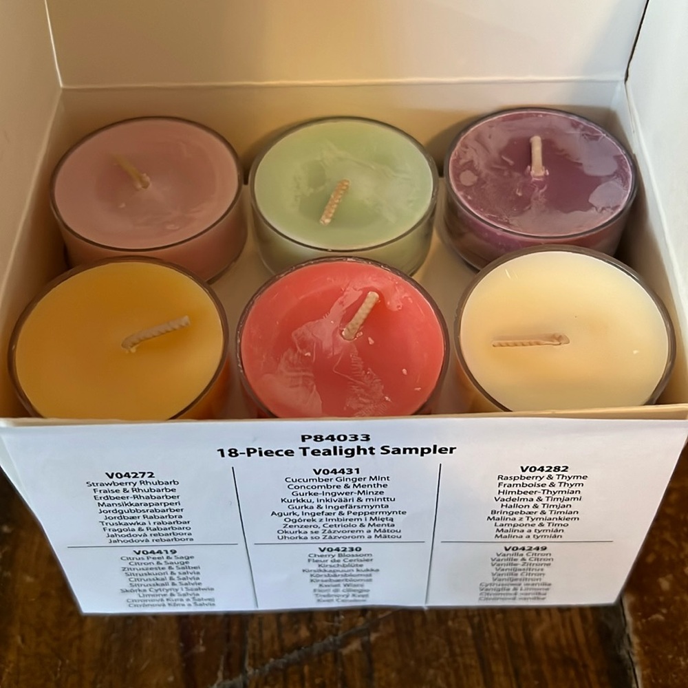 PartyLite 18 piece tealight sampler